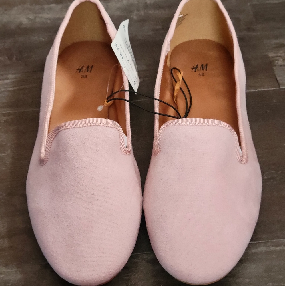 3/$20 H&M Light Pink Flat Slide Shoe